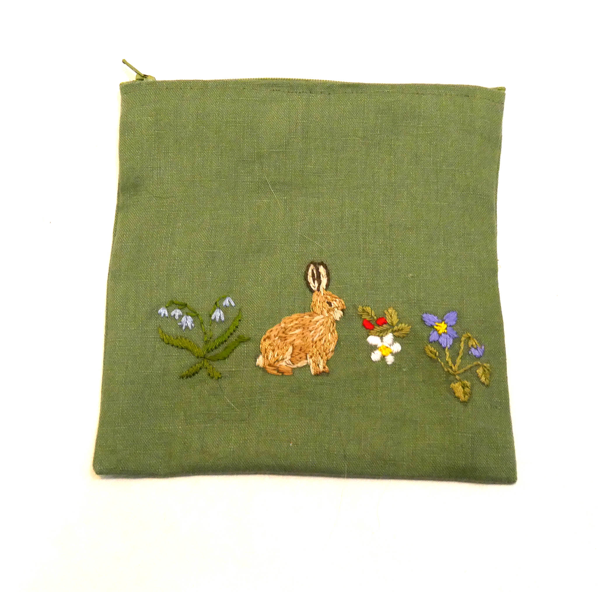 PouchBunnyFlowers